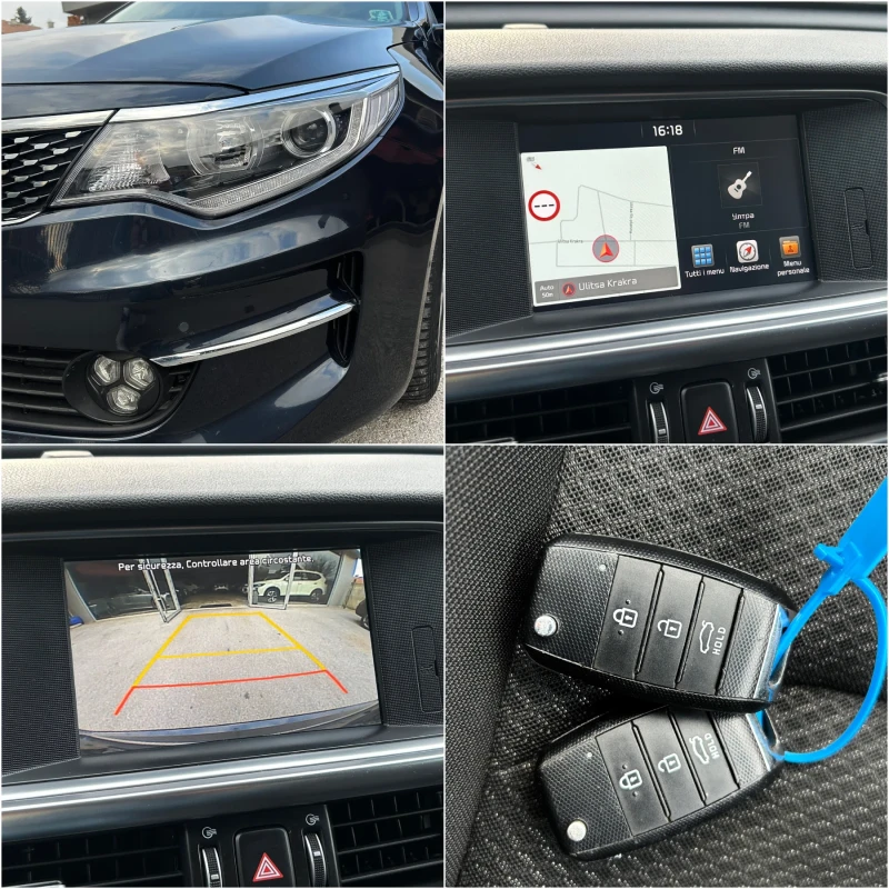 Kia Optima 1.7 CRDI, FACELIFT, EURO 6B, ПЕРФЕКТНА, снимка 14 - Автомобили и джипове - 49316957