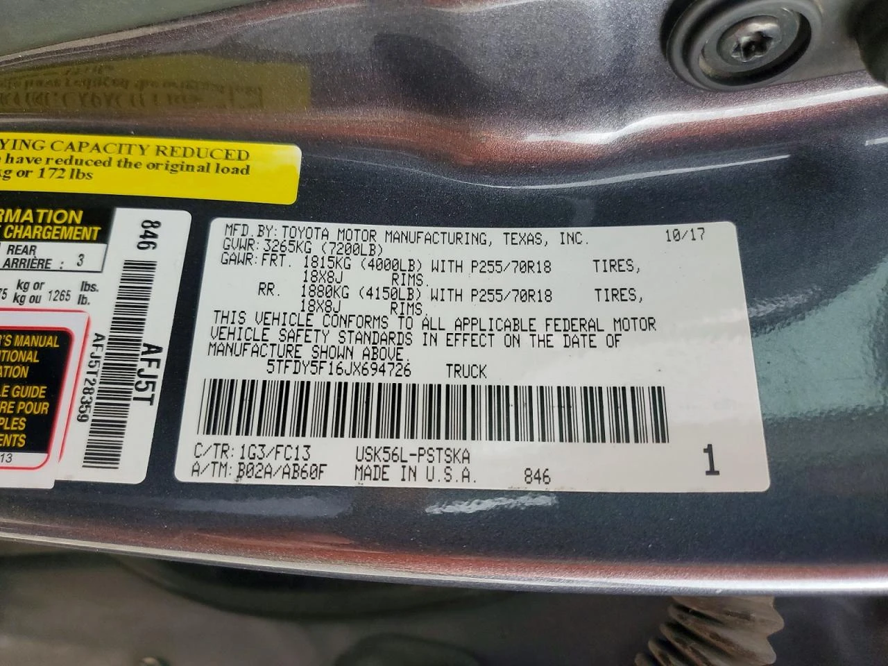 Toyota Tundra 5.7l Crewmax Sr5, снимка 12 - Автомобили и джипове - 55382737
