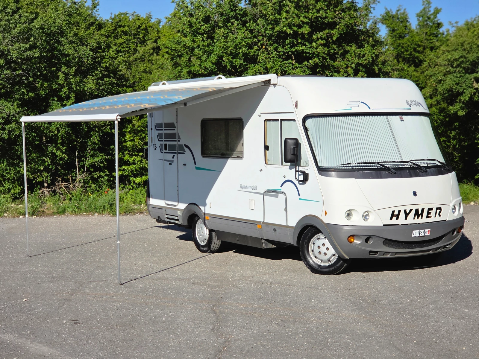 Кемпер HYMER / ERIBA B544  Климатик, Внос от Швейцария 