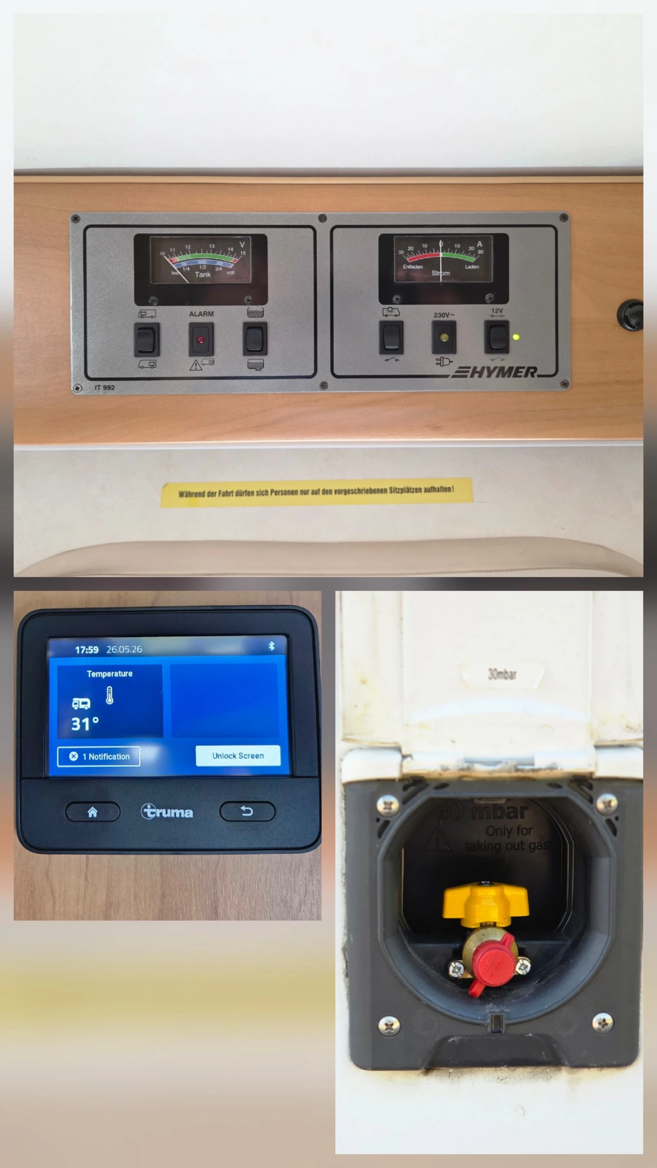 Кемпер HYMER / ERIBA B544  Климатик, Внос от Швейцария , снимка 16 - Каравани и кемпери - 54685679
