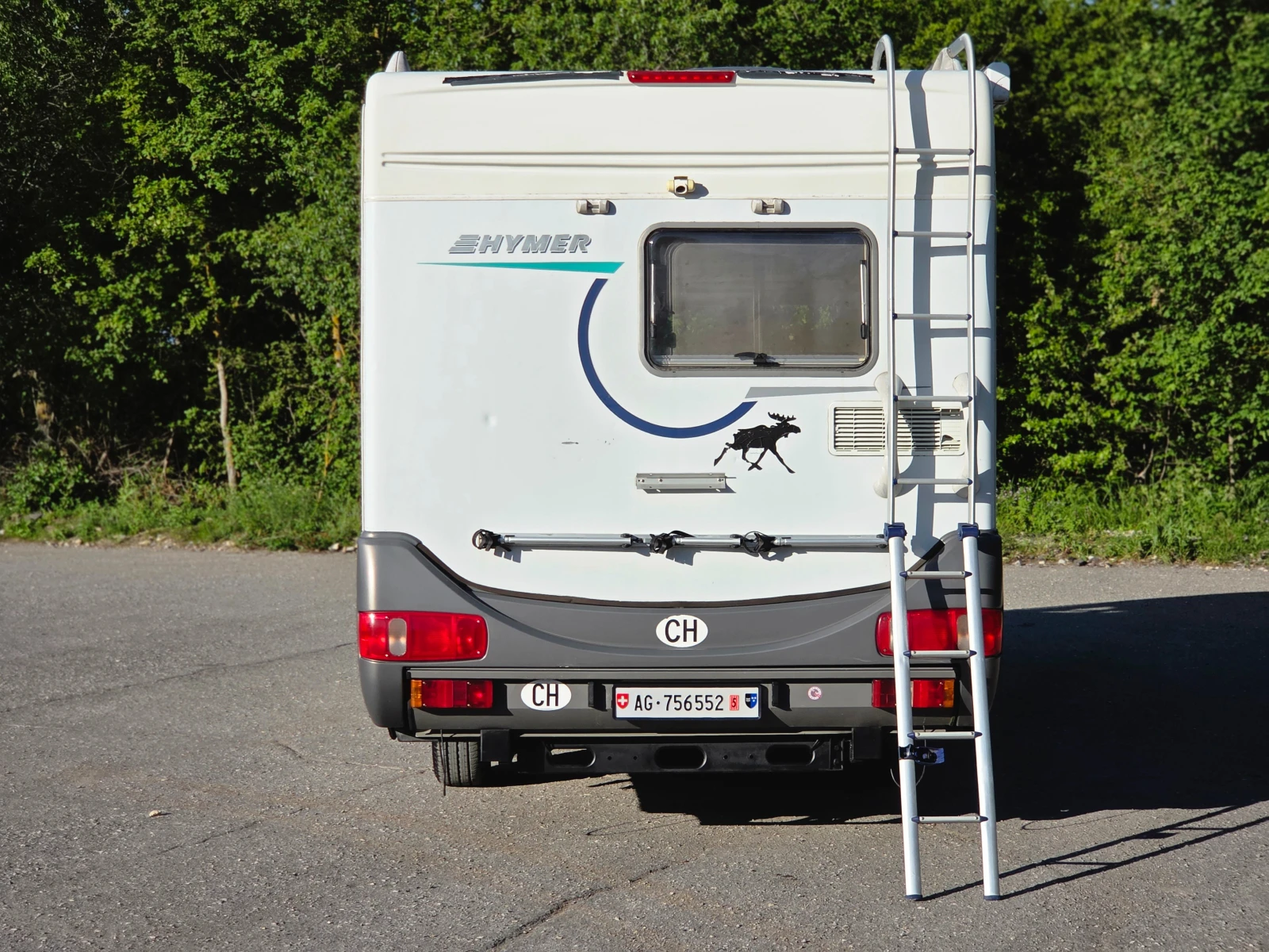 Кемпер HYMER / ERIBA B544  Климатик, Внос от Швейцария , снимка 7 - Каравани и кемпери - 54685679