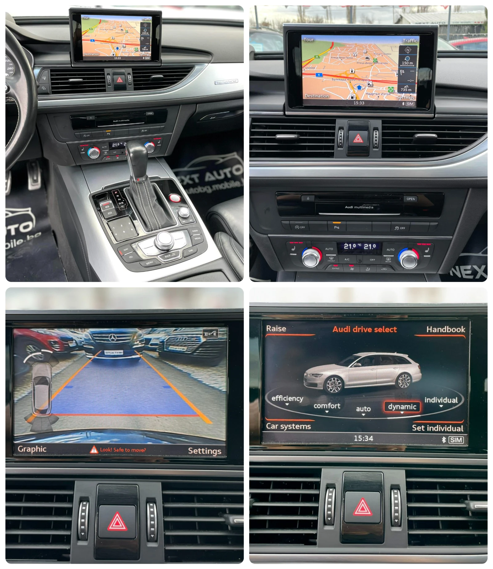Audi S6 4.0TFSI 540HP V8 ABT PANO HUD DISTRONIC BOSE, снимка 14 - Автомобили и джипове - 55573970