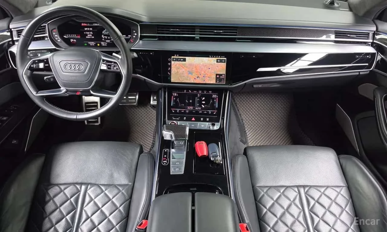 Audi S8 / 1 СОБСТВЕНИК / БЕЗ ИНЦИДЕНТИ / ТЕЛЕВИЗОРИ , снимка 7 - Автомобили и джипове - 56295057
