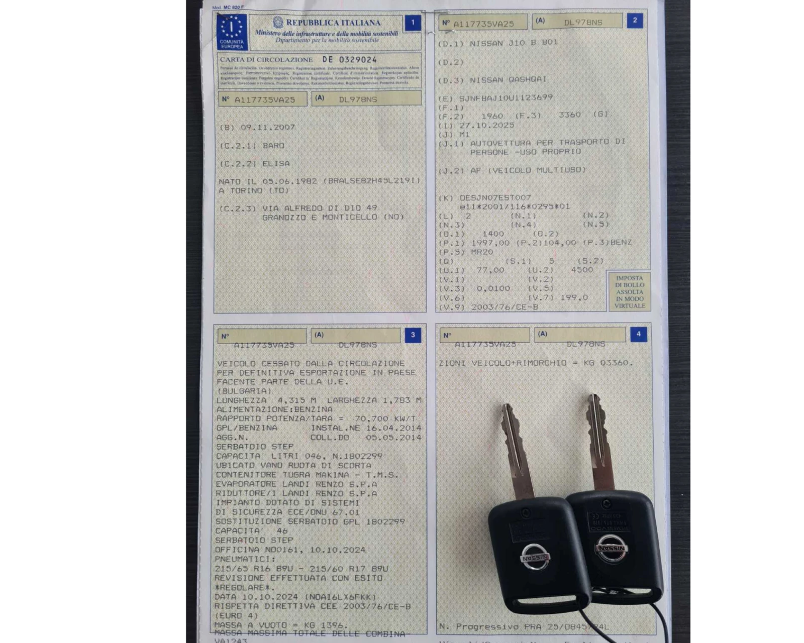 Nissan Qashqai 2.0i 16v 141HP. GPL ITALIA | Mobile.bg � ����������� 2