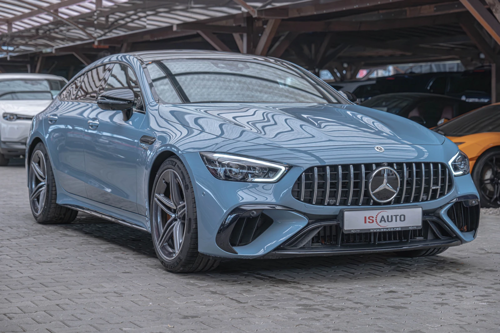 Mercedes-Benz AMG GT 63S/E-Performance/Burm/HuD/Обдух/Cerami/China blau - изображение 4