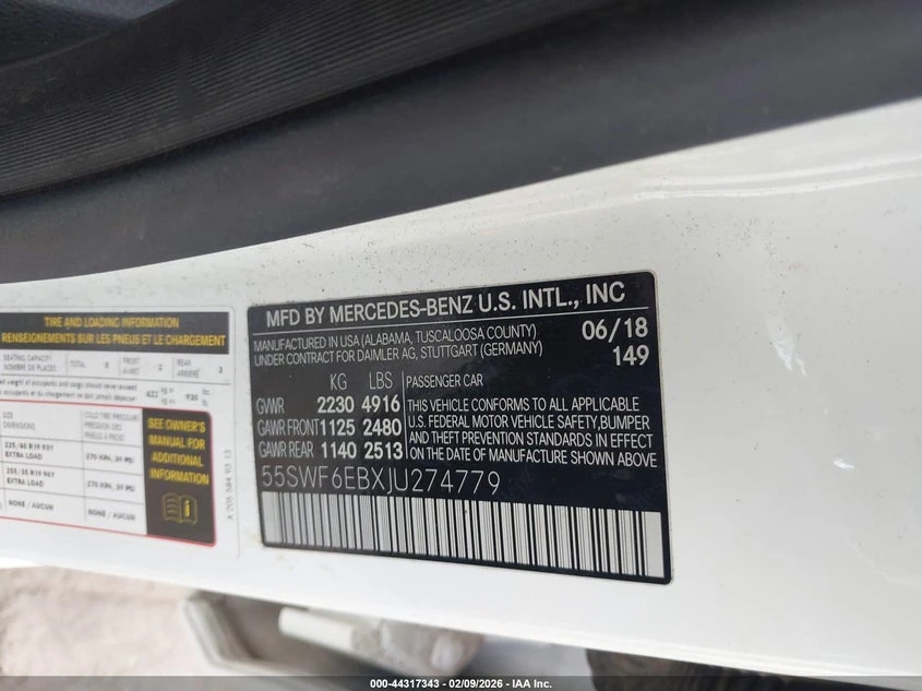 Mercedes-Benz C 43 AMG 3.0L V-6 DI, DOHC, VVT, TURBO, 362HP All Wheel | Mobile.bg � ����������� 9