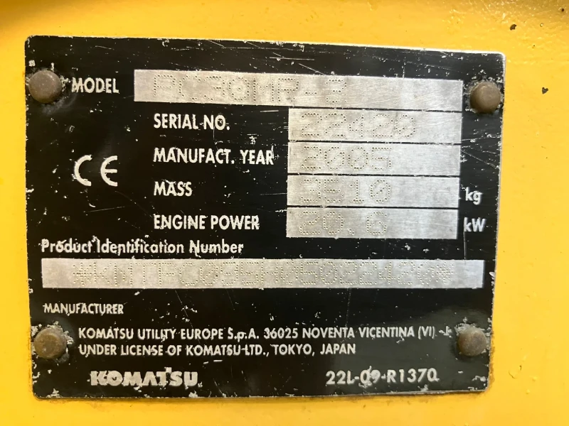 Багер Komatsu PC30, снимка 4 - Индустриална техника - 48695749