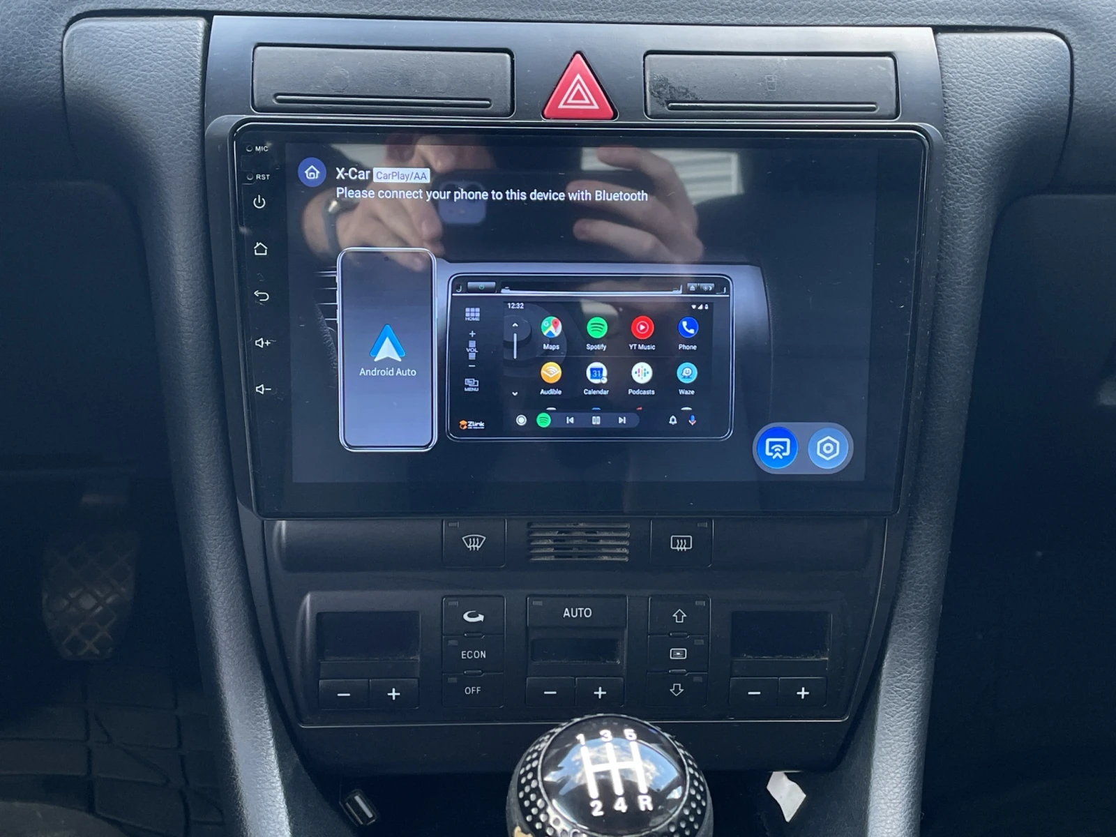 Audi A6 1.8 бензин/газ, ръчни скорости, Android Auto / Car, снимка 11 - Автомобили и джипове - 54576424