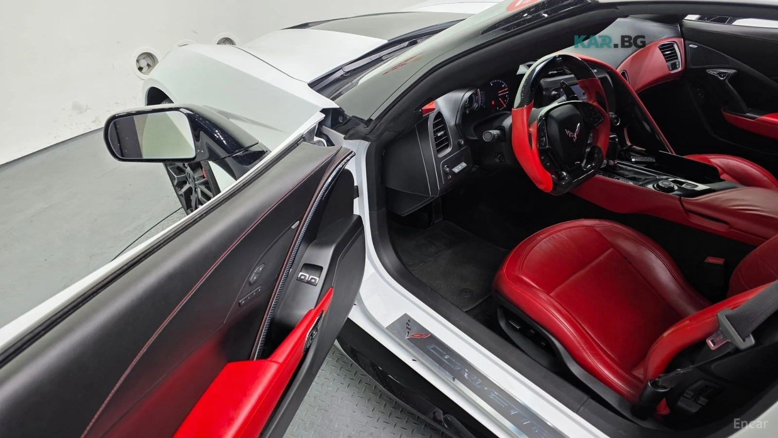 Chevrolet Corvette СПОРТНИ ЧЕРВЕНИ СЕДАЛКИ* F1 ВОЛАН* ПОДГРЕВ* ОБДУХВ, снимка 12 - Автомобили и джипове - 54852079
