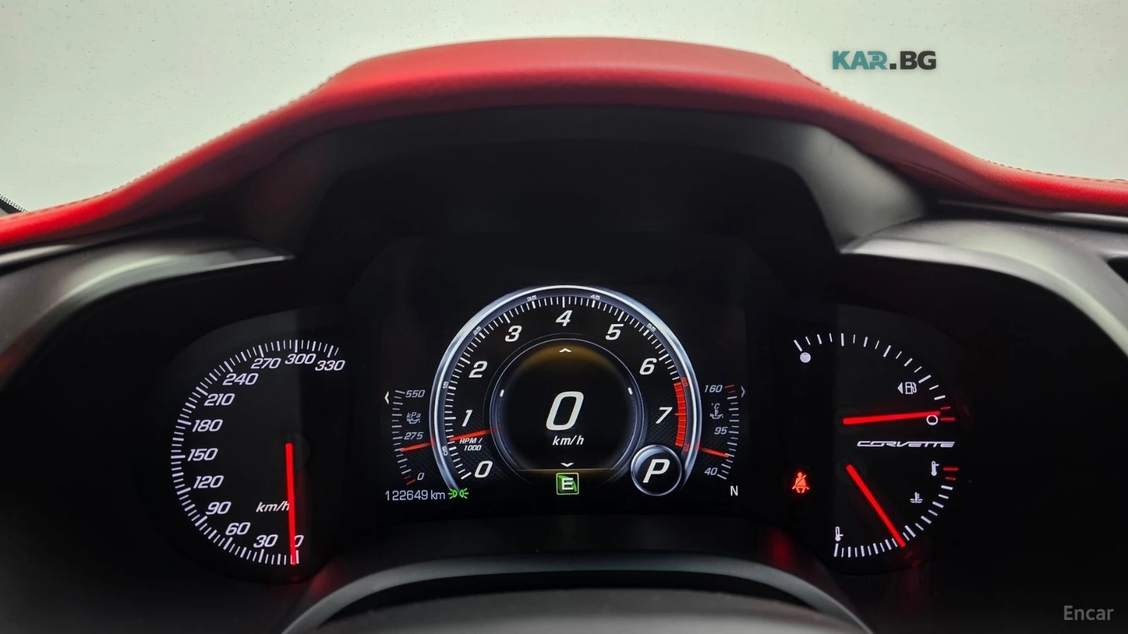 Chevrolet Corvette СПОРТНИ ЧЕРВЕНИ СЕДАЛКИ* F1 ВОЛАН* ПОДГРЕВ* ОБДУХВ, снимка 8 - Автомобили и джипове - 54852079