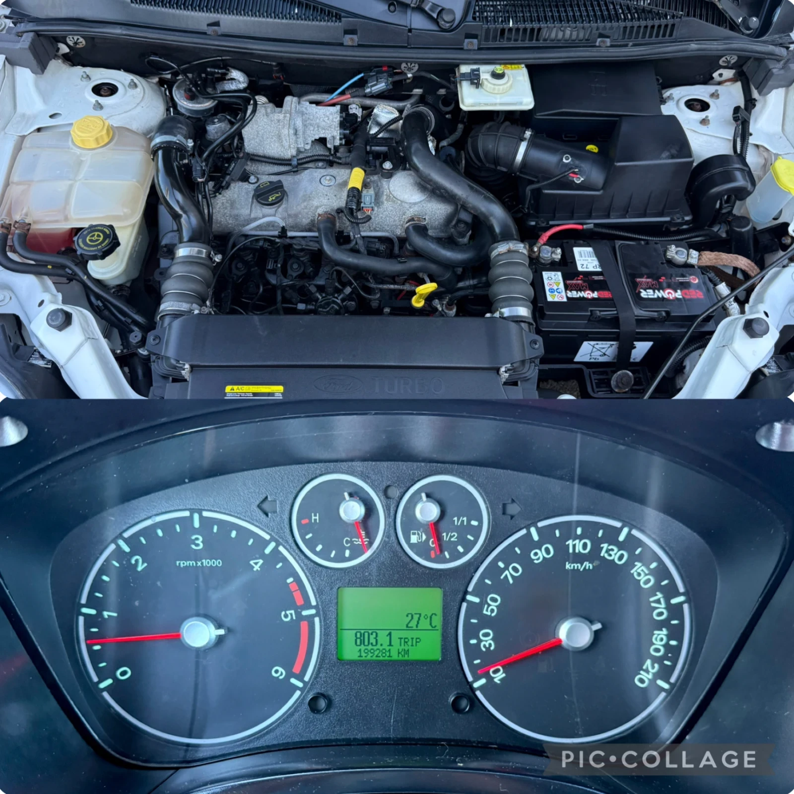 Ford Connect 1.8 TDCi/90kc/* Facelift* /Климатик/Лети джанти , снимка 13 - Автомобили и джипове - 55245327