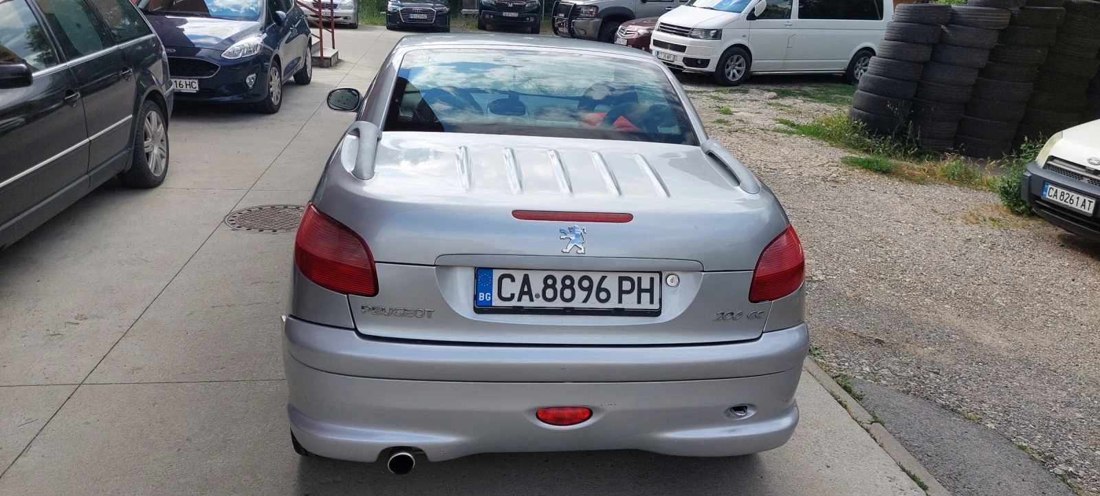 Peugeot 206 CC 2.0 136 коня бензин газ, снимка 4 - Автомобили и джипове - 55178122