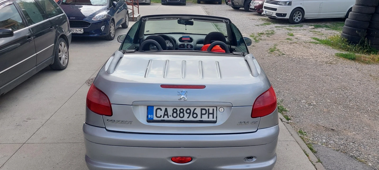 Peugeot 206 CC 2.0 136 коня бензин газ, снимка 8 - Автомобили и джипове - 55178122