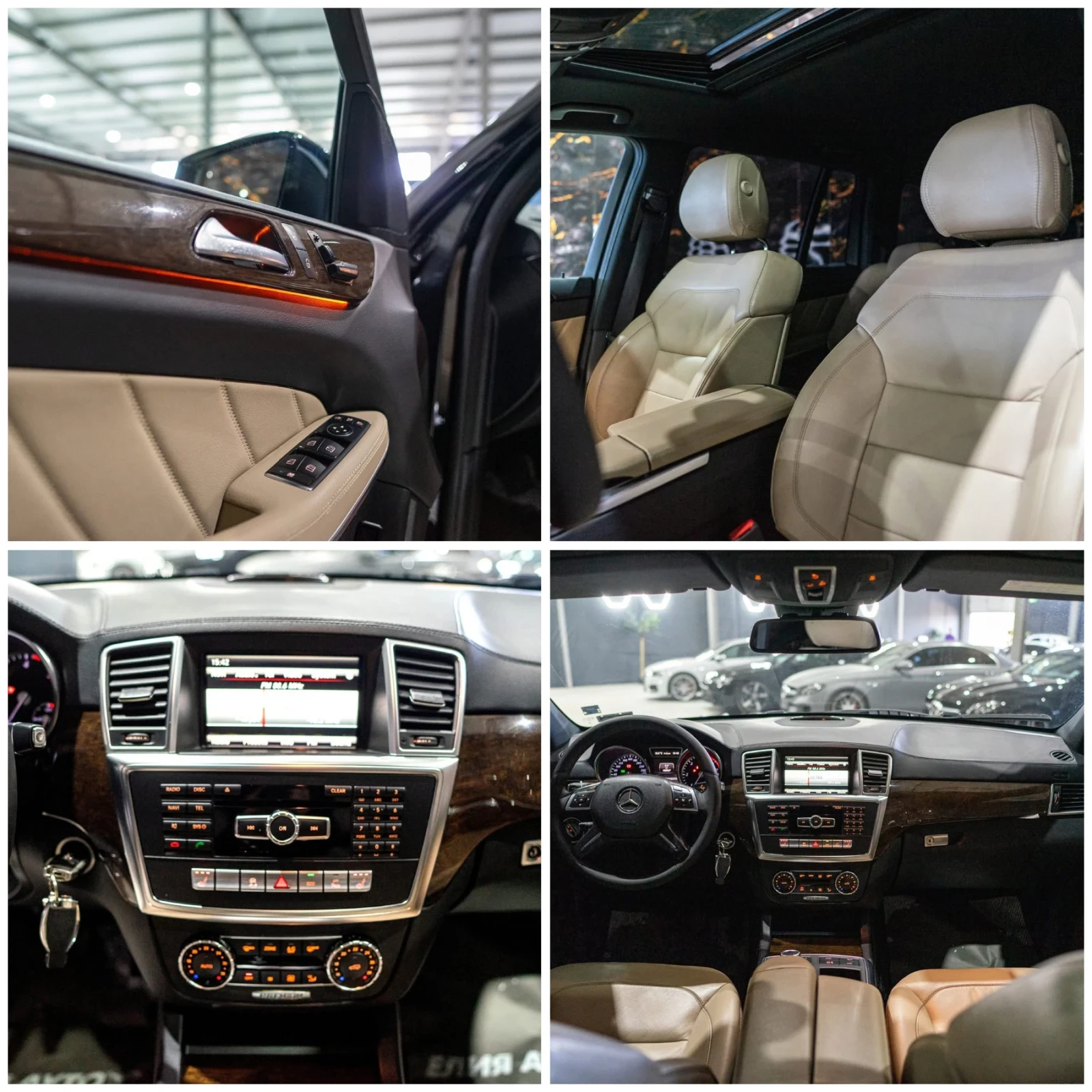 Mercedes-Benz GL 350 D 4 MATIC FULL AMG LINE 7-   100% | Mobile.bg   16