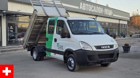 Iveco Daily 35C13 2.3D CH-7МЕСТ-ДВОЙНА ГУМА-ТРИСТРАННО-ЛИЗИНГ, снимка 1