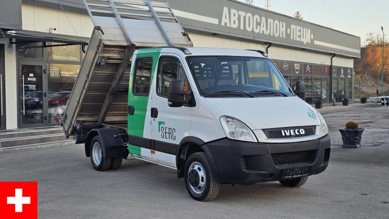 Iveco Daily 35C13 2.3D CH-7МЕСТ-ДВОЙНА ГУМА-ТРИСТРАННО-ЛИЗИНГ, снимка 1 - Бусове и автобуси - 48641176