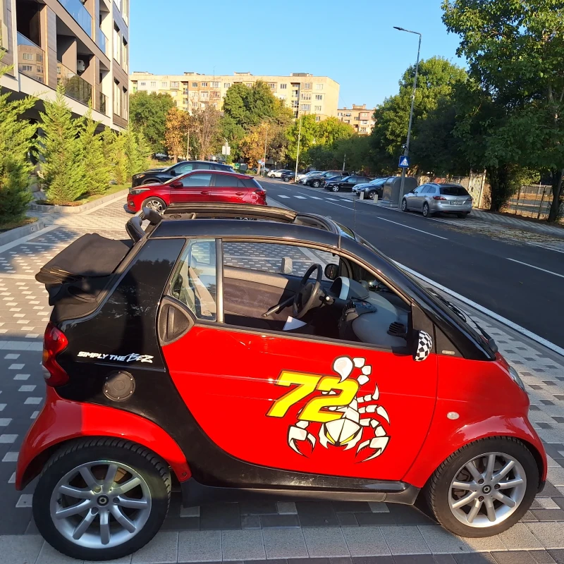 Smart Fortwo Кабриолет, снимка 10 - Автомобили и джипове - 51703741