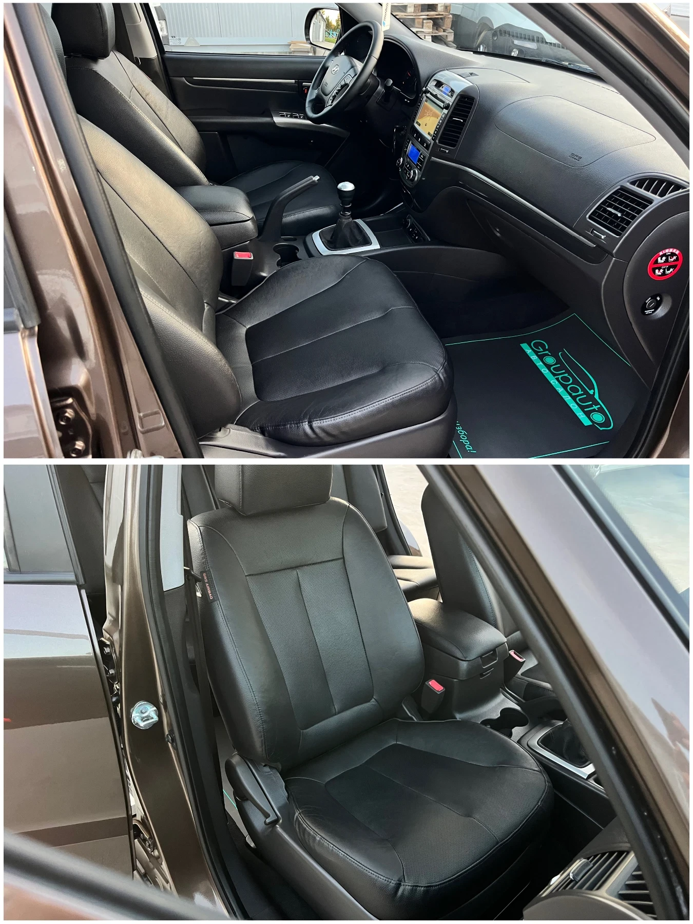 Hyundai Santa fe 2, 2CRDi-197k.с/4x4/6+ 1/КАМЕРА/НАВИГАЦИЯ/КОЖА!!! - изображение 10