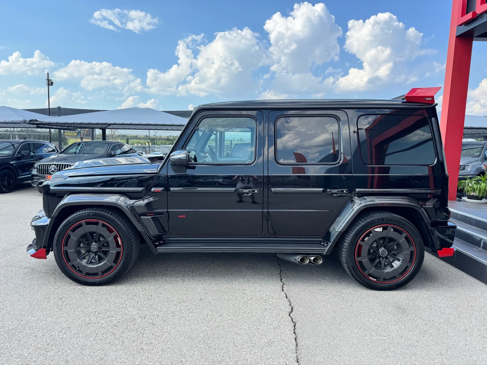 Mercedes-Benz G 63 AMG BRABUS ROCKET G900 OPTIC-BURMESTER-MATRIX-FULL-TOP, снимка 3 - Автомобили и джипове - 55098533