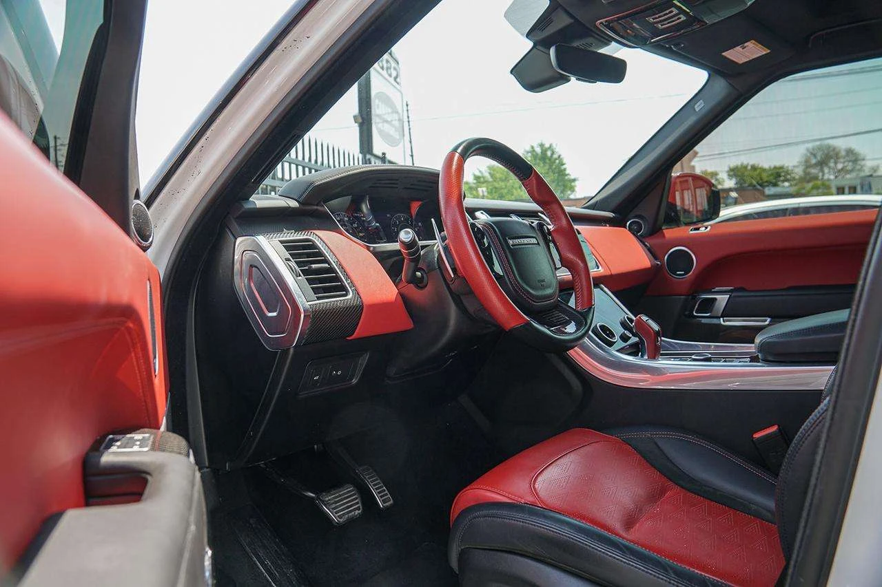 Land Rover Range Rover Sport SVR Carbon Edition | CLEAN CARFAX| RED INT| PANO|  | Mobile.bg � ����������� 10