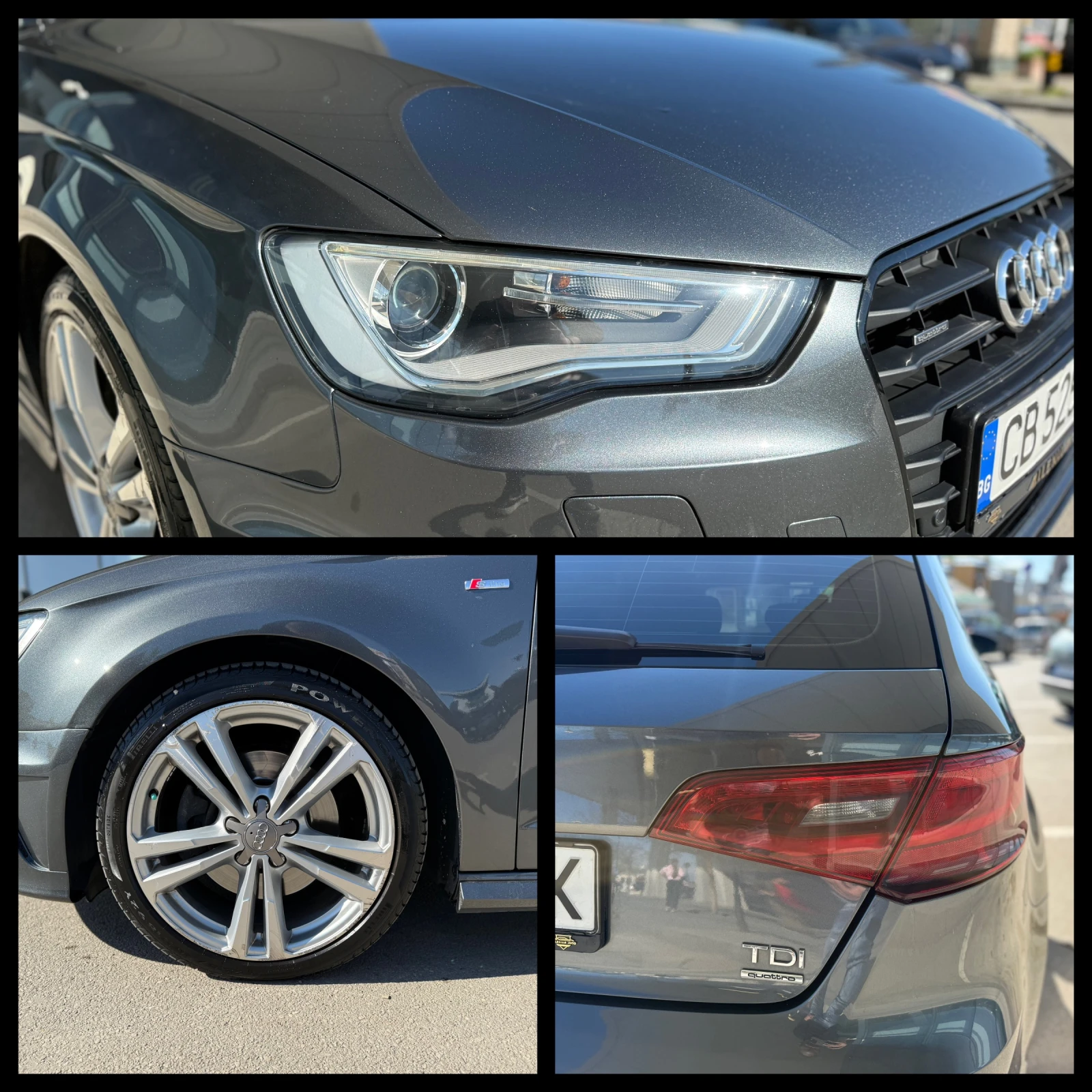 Audi A3 6 ������ ��������/2.0TDI Quattro 184�.�. S Line | Mobile.bg � ����������� 7