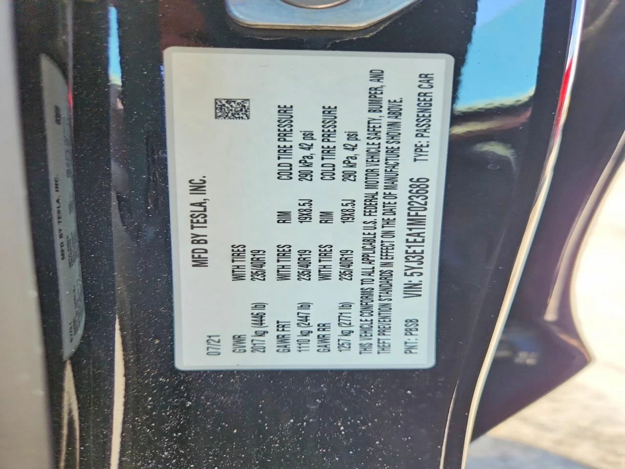 Tesla Model 3, снимка 12 - Автомобили и джипове - 55272139