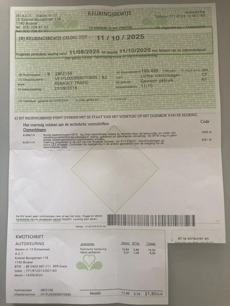 Renault Trafic 1.6TD/EURO6B/VNOS BELGIA/UNIKAT, снимка 14 - Бусове и автобуси - 52826126