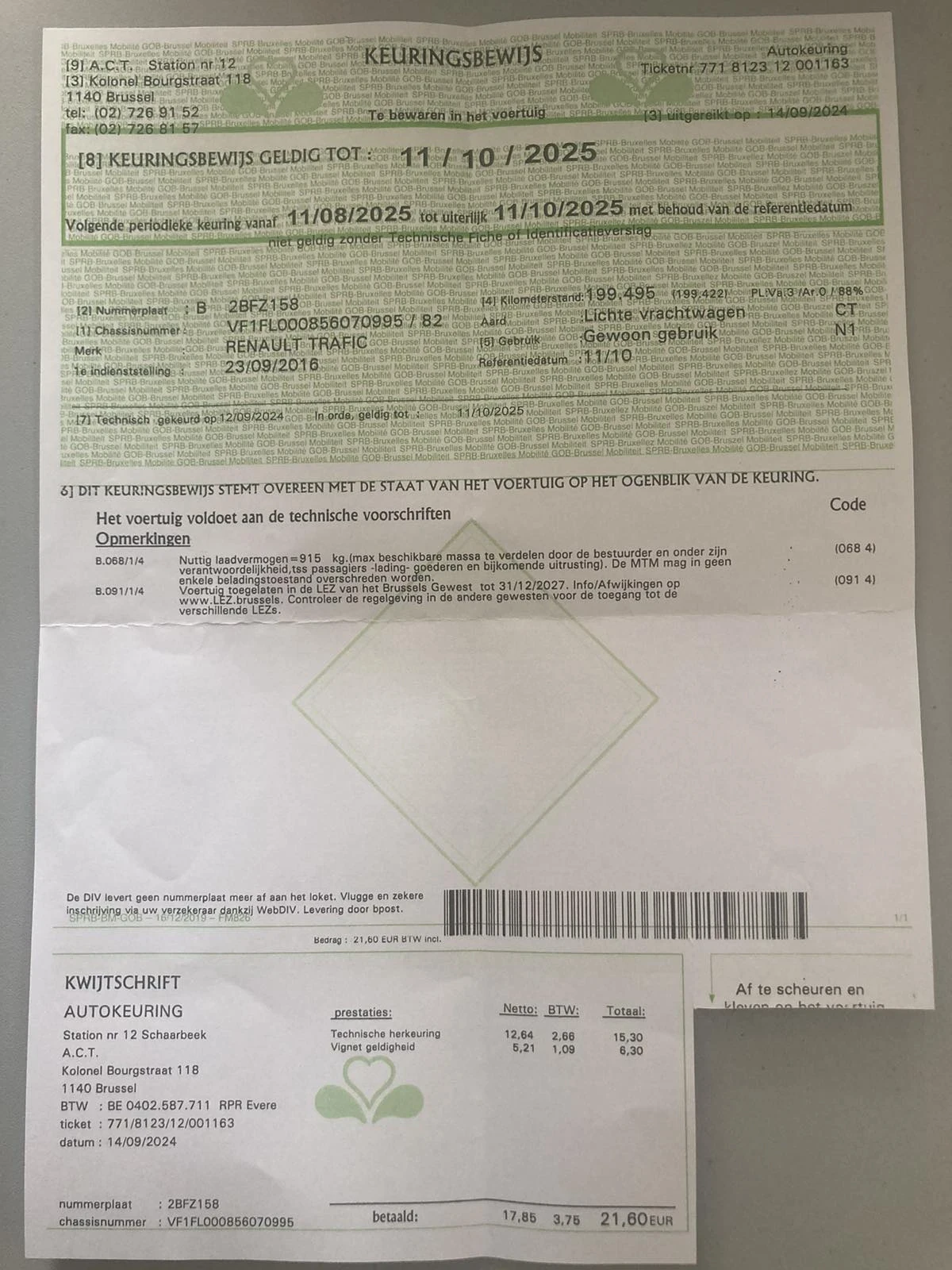 Renault Trafic 1.6TD/EURO6B/VNOS BELGIA/UNIKAT | Mobile.bg   14