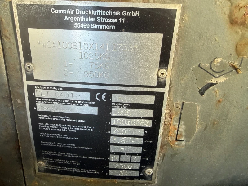 Компресори Друга Compair DLT DS40, снимка 5 - Индустриална техника - 53583654