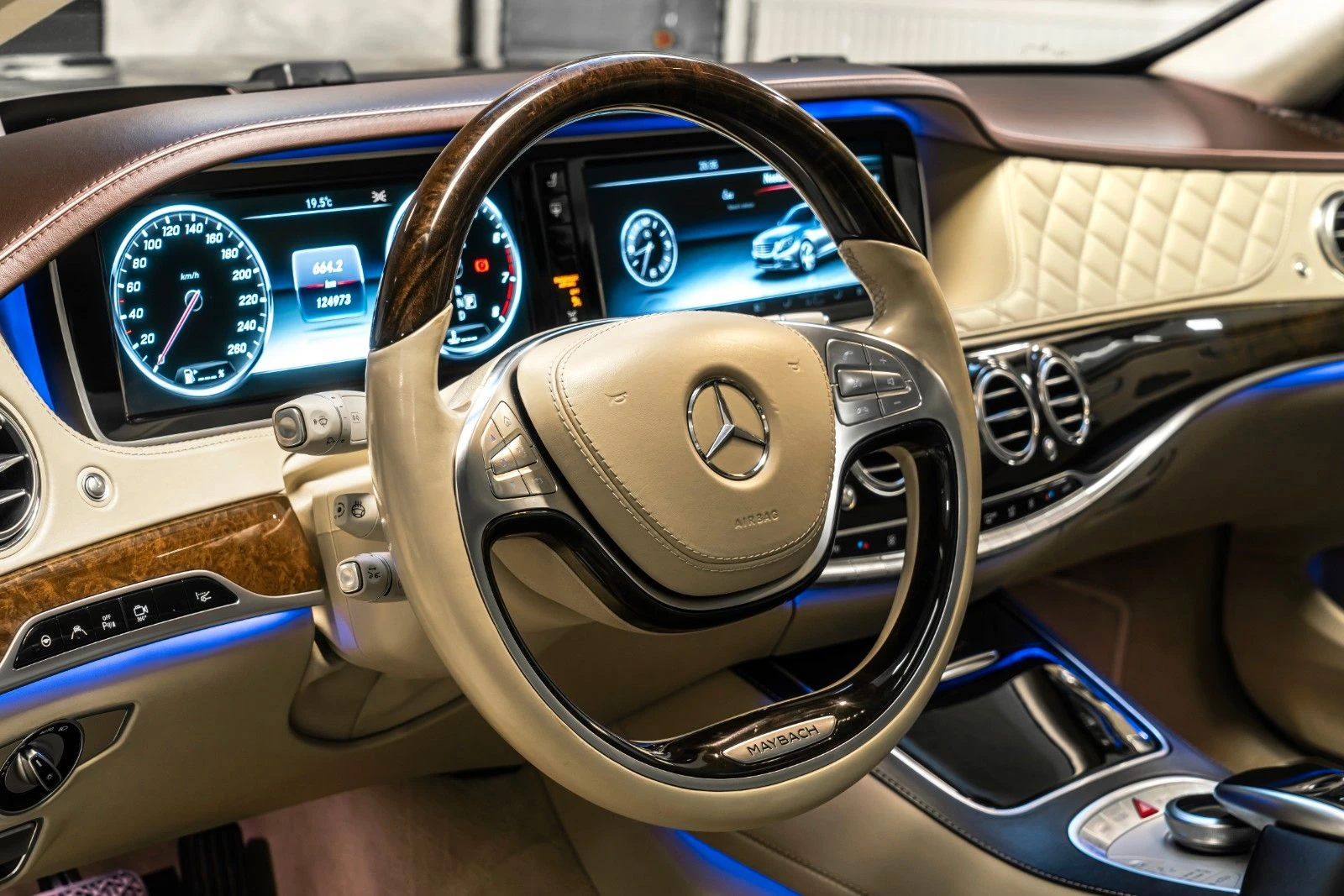 Mercedes-Benz S 500 MAYBACH/455HP/4M/HUD/360/PANO/EXCLUSIVE/TV - изображение 7