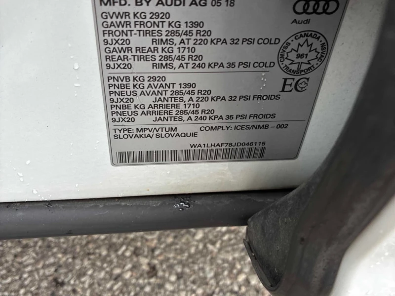 Audi Q7 2018 QUATTRO * БЕЗ ПЪРВОНАЧАЛНА ВНОСКА, снимка 10 - Автомобили и джипове - 52862115