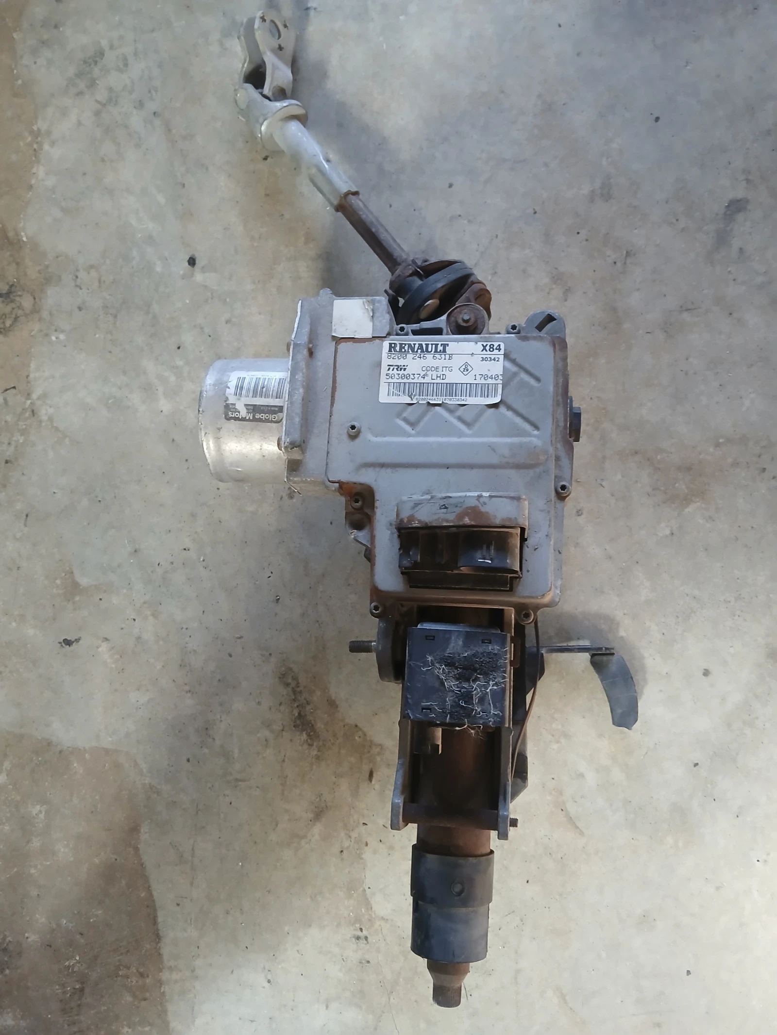 8200 246 631B рейка електроусилвател Renault Megane 