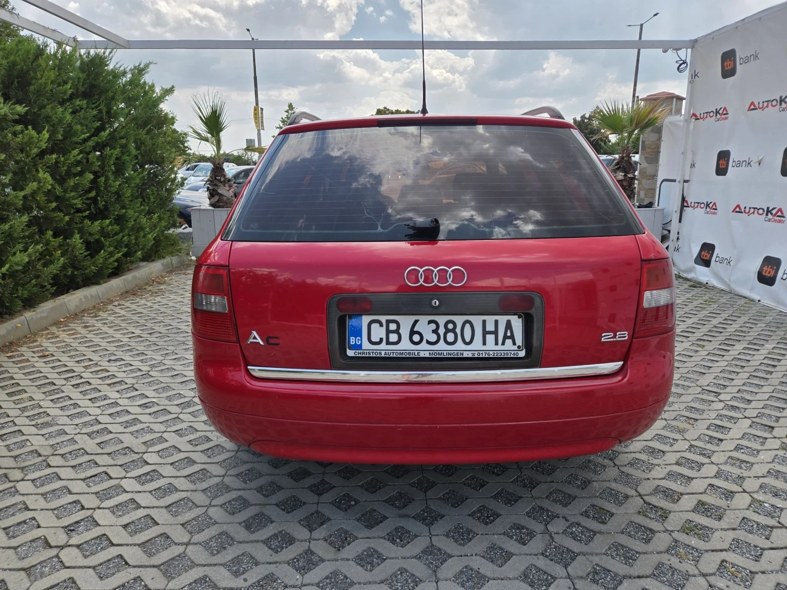 Audi A6 2.8i-193кс= ГАЗ= КЛИМАТРОНИК= НАПЪЛНО ОБСЛУЖЕН, снимка 4 - Автомобили и джипове - 55589124