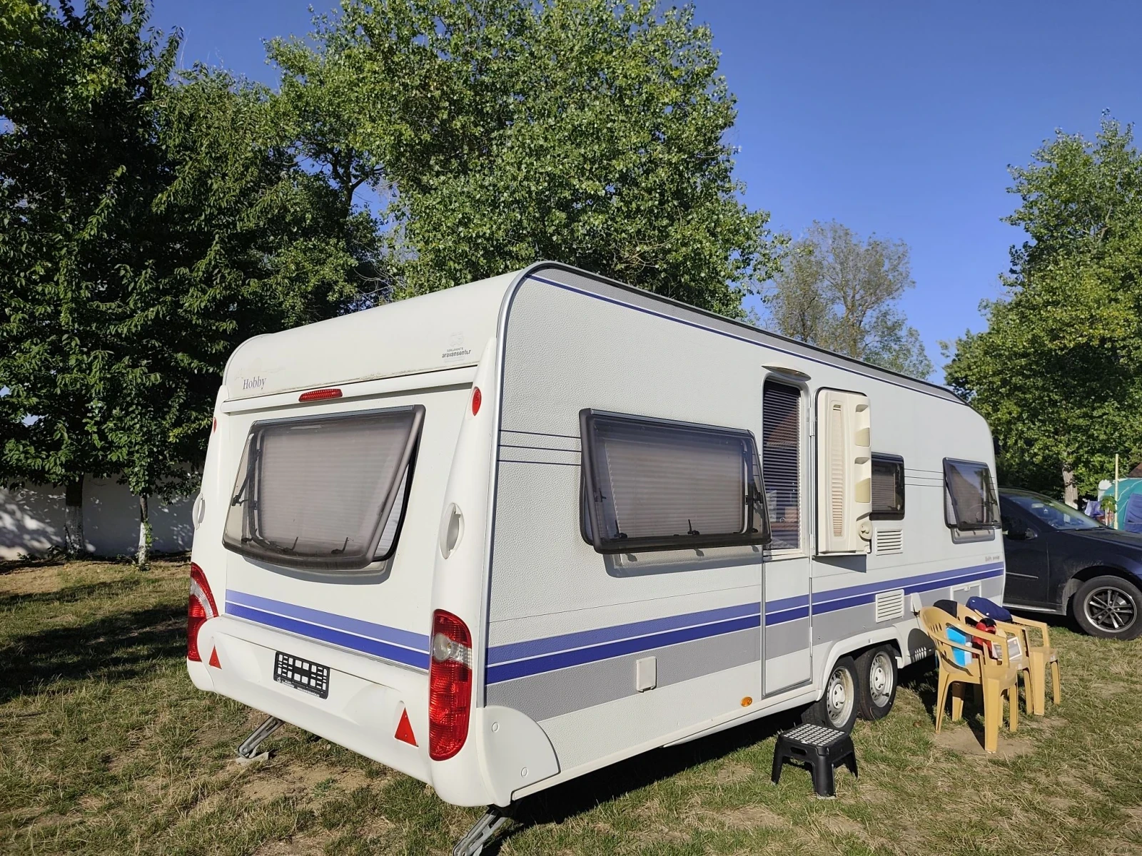 Каравана Hobby Prestige 610, снимка 3 - Каравани и кемпери - 55957982