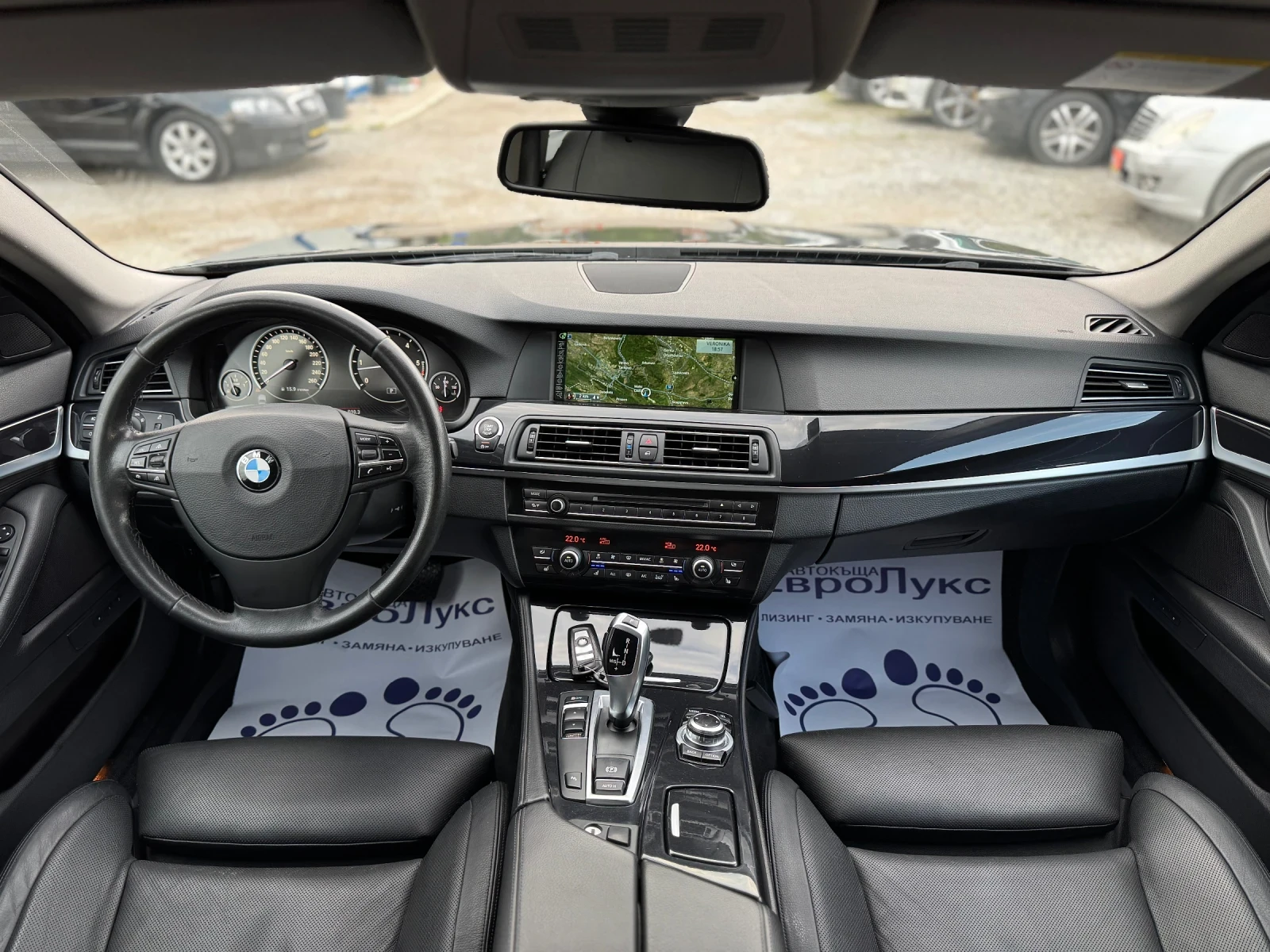 BMW 535 3.5D 313кс KEYLESS-GO Head-Up ОБДУХВАНЕ ДИСТРИНИК - изображение 8