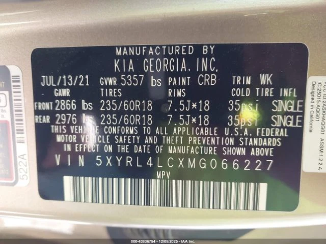 Kia Sorento ПОДГРЕВ* КАМЕРА* КЕЙЛЕС* LANE* ASSIST - изображение 9