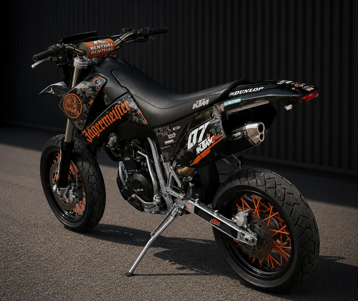 Ktm Supermoto LC-4 640 A2 категория, снимка 4 - Мотоциклети и мототехника - 54823159