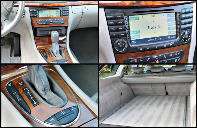 Mercedes-Benz E 500 V8 4-matic Distronic Швейцария, снимка 16 - Автомобили и джипове - 51704994