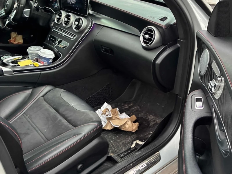 Mercedes-Benz C 43 AMG * ДИСТРОНИК* BURMESTER* 360* + гуми с  джанти, снимка 14 - Автомобили и джипове - 53398309