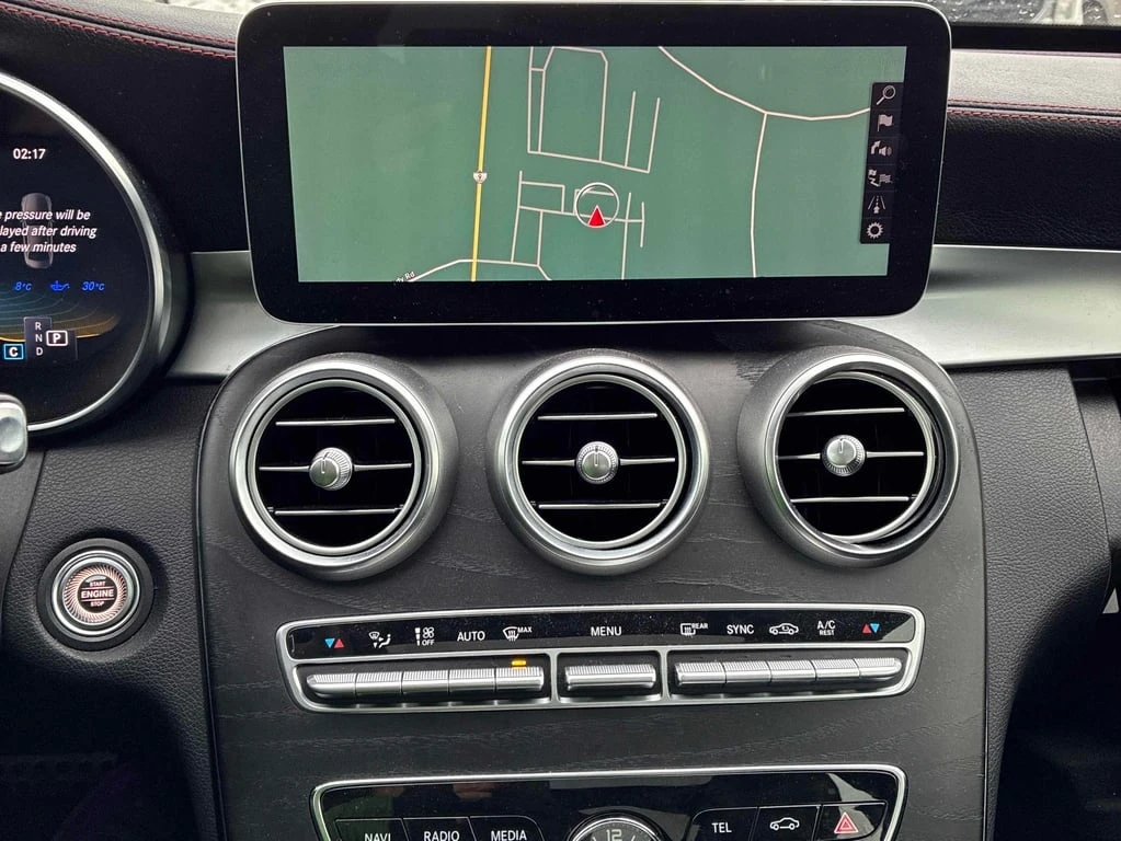 Mercedes-Benz C 43 AMG * ДИСТРОНИК* BURMESTER* 360* + гуми с  джанти - изображение 9