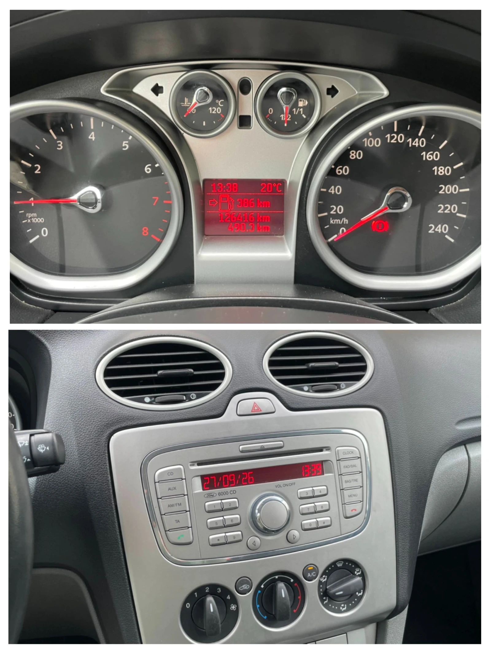 Ford Focus 1.6 Ti-VCT, Titanium, снимка 14 - Автомобили и джипове - 56244318