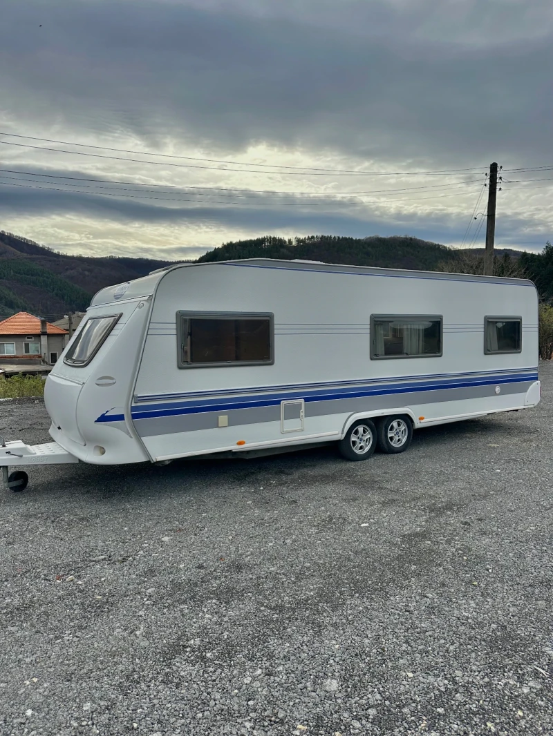 Каравана Hobby Prestige / НОВ ВНОС / РЕГИСТРИРАНА / Баня и WC