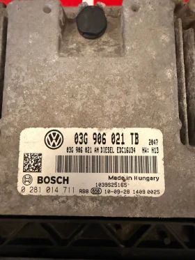 03G906021TB Компютър двигател Skoda OCTAVIA II 1.9TDI 105HP  02G906021AN 0281014711 03G 906 201 TB, снимка 2
