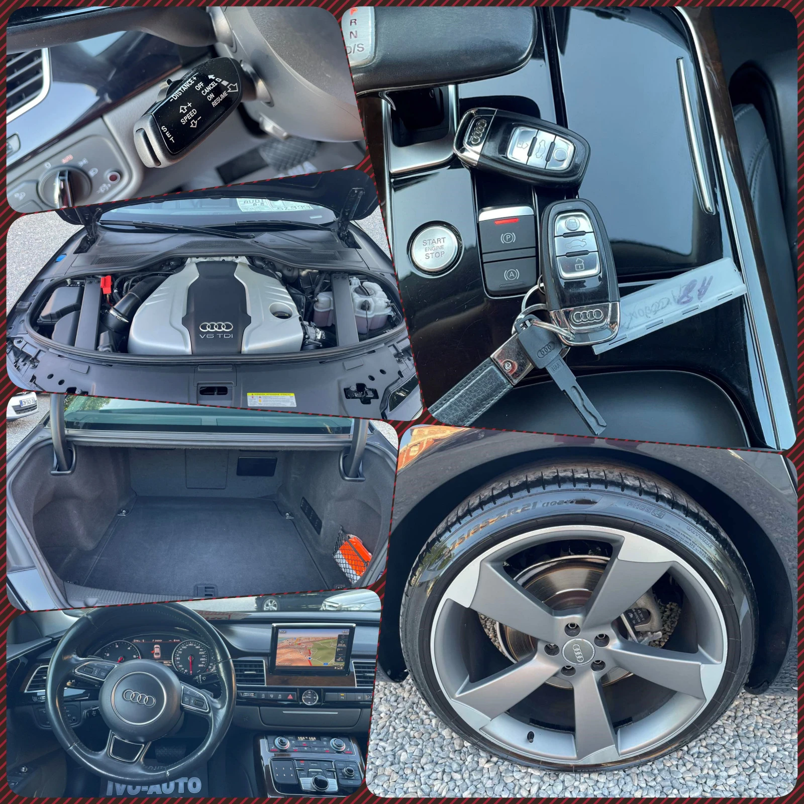 Audi A8 3.0 TDI MATRIKS NAVI DISTR  | Mobile.bg   17