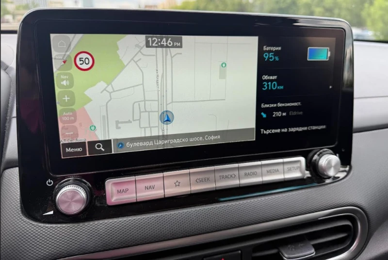 Hyundai Kona 42 kWh Facelift Термопомпа, снимка 4 - Автомобили и джипове - 52485659