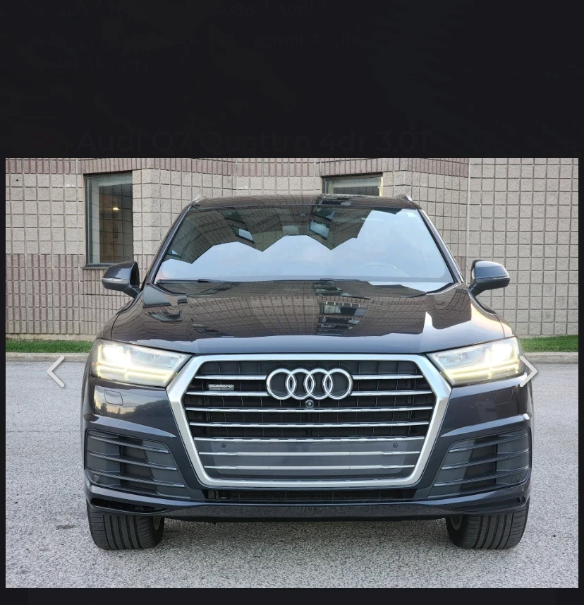 Audi Q7 Audi Q7 чист Карфакс прилагMATRIX* Камера* Sline* , снимка 1