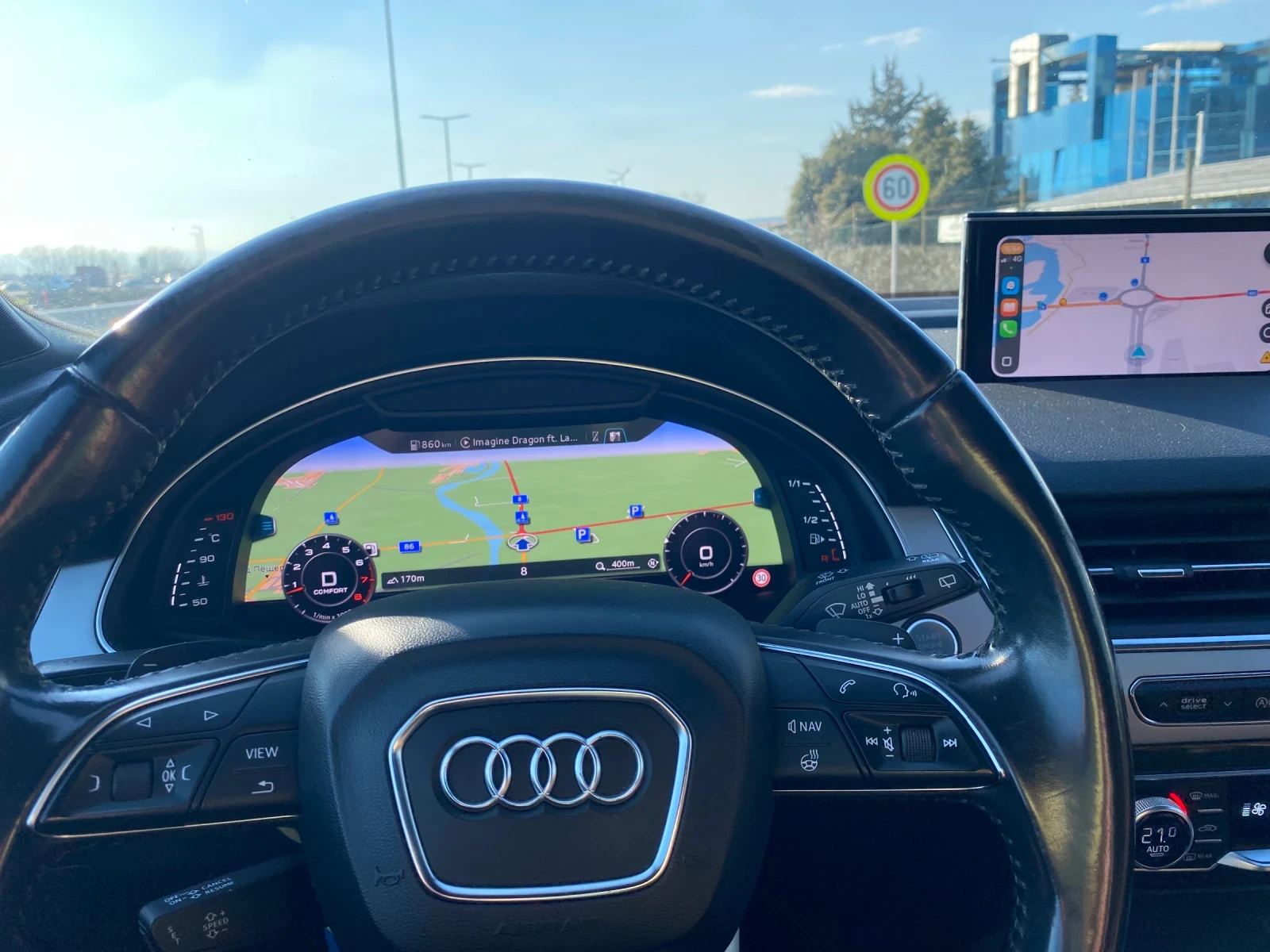 Audi Q7 Audi Q7 S-Line MATRIX 145 000 km  Обслужена  100%, снимка 5 - Автомобили и джипове - 53345100