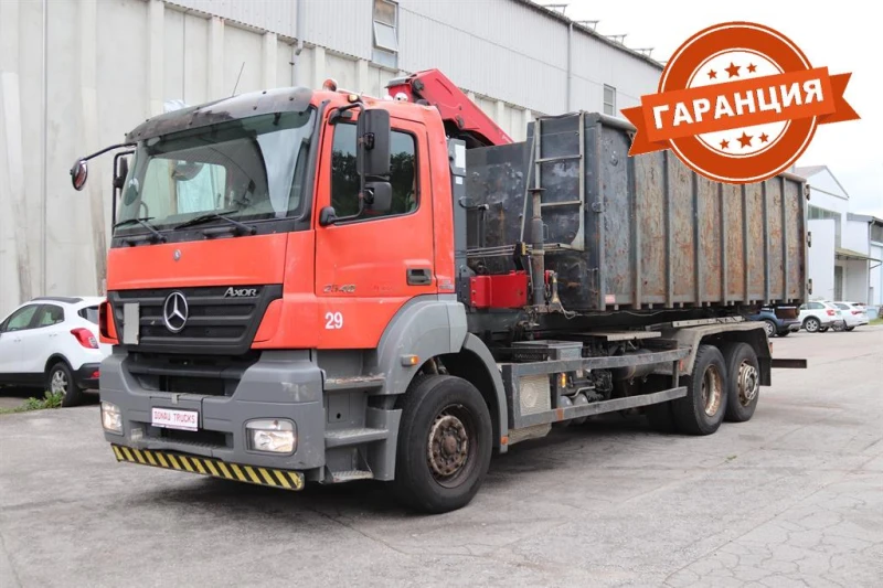 Mercedes-Benz Actros Axor 2540 + Kran, снимка 1 - Камиони - 45581409