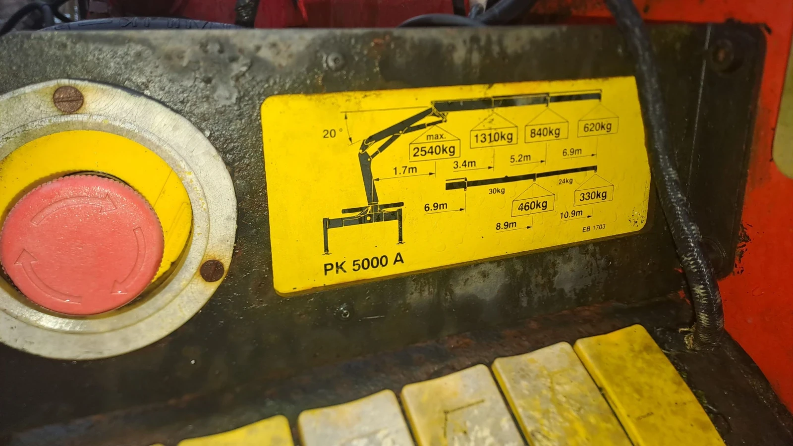 Автокран Друга марка PALFINGER 5000 - изображение 4