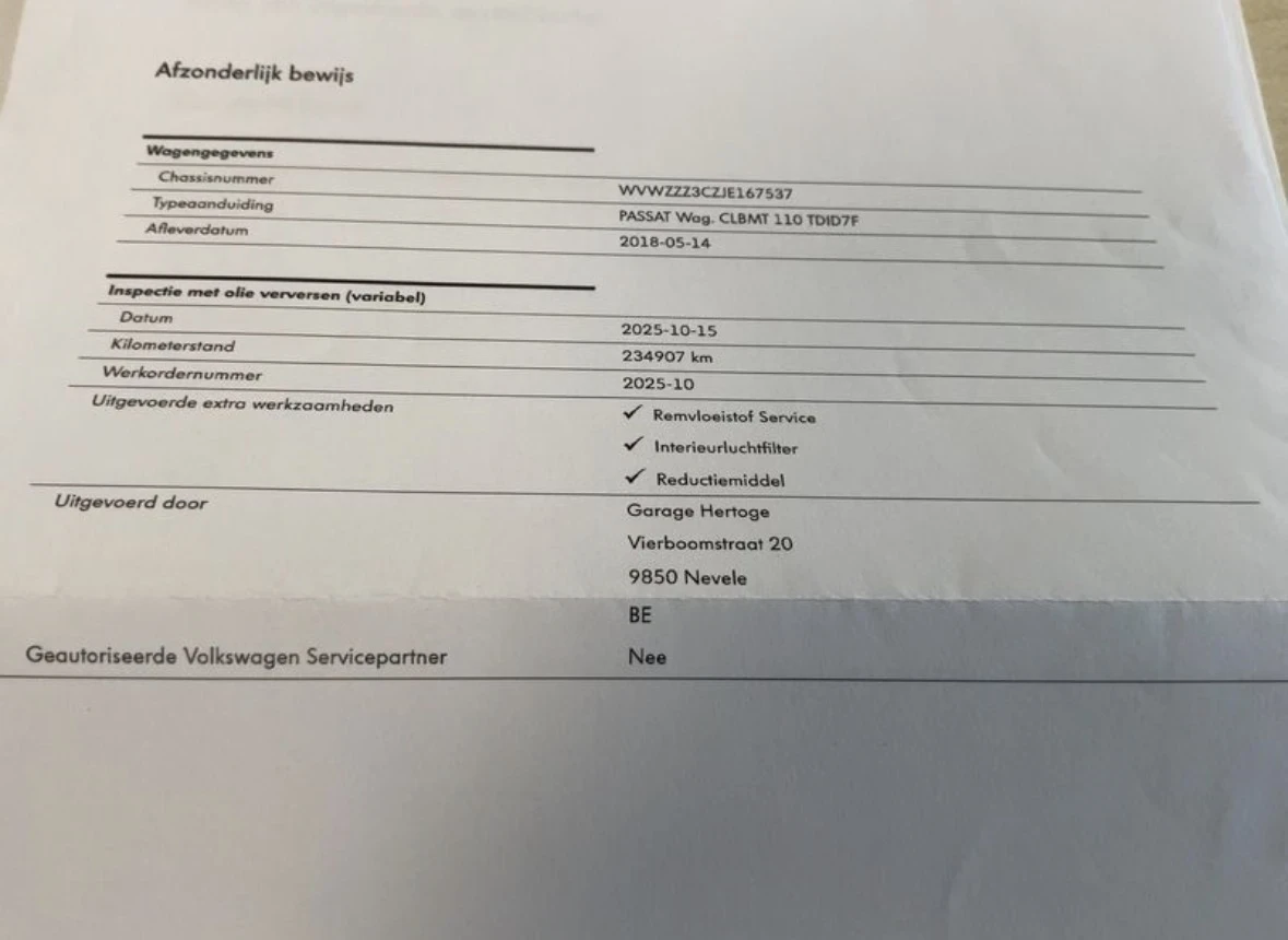 VW Passat 2.0TDI 150кс DSG* VW История* 1собственик* , снимка 12 - Автомобили и джипове - 56072178